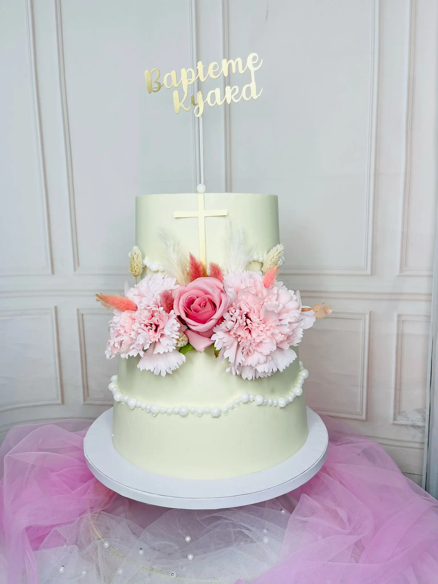 Gâteau de baptême — Carla Love Cakes